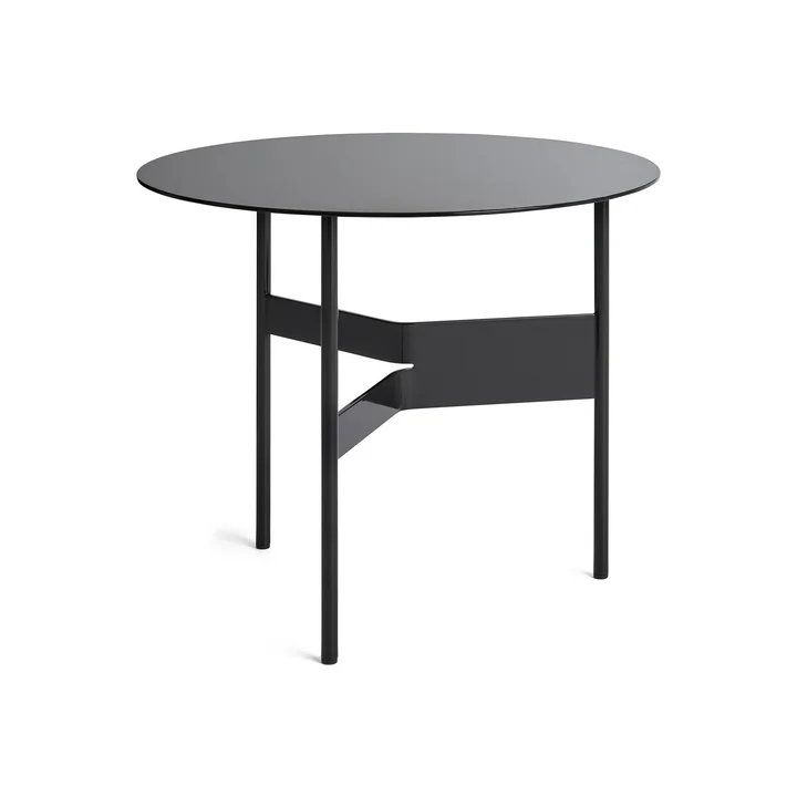 Shim - Table d'Appoint, Ø 54 cm, noir de HAY