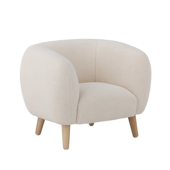 Bloomingville Mini - Cade fauteuil de salon, blanc