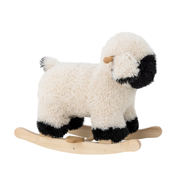 Bloomingville Mini - Dolly Jouet à bascule, mouton, blanc