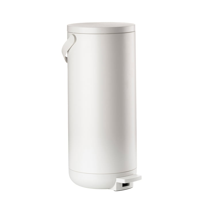 Circular Pedal Bin, 35 l., light warm grey de Zone Denmark