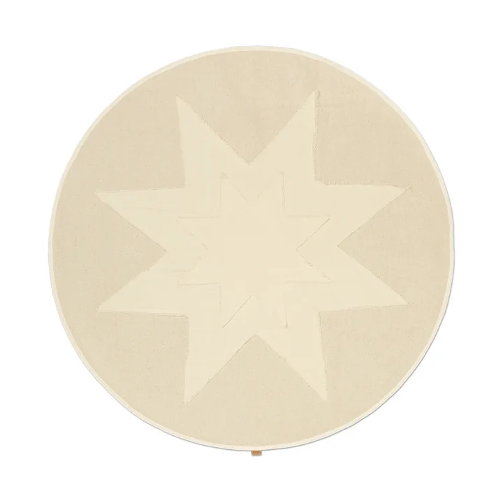 Vela Star - Couverture pour arbre de Noël, naturel de Ferm Living