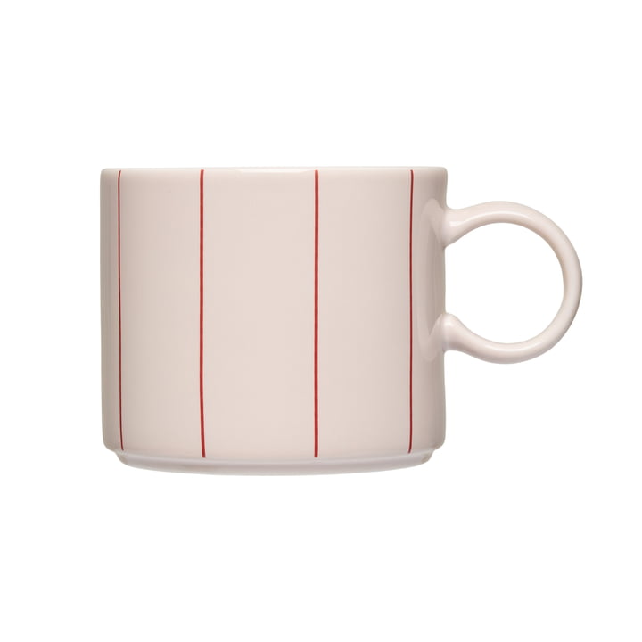 Tasse Pyjama Jumbo avec anse, 400 ml, rouge de Design Letters