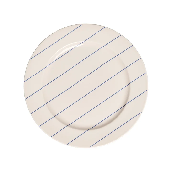 Pyjamas Assiette, Ø 2 2. 7 cm, bleu de Design Letters