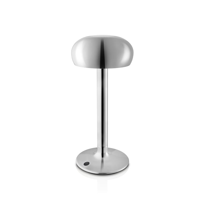 Emendo Lampe de table LED rechargeable, chrome de Eva Solo