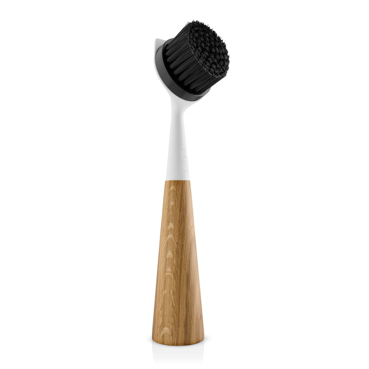 Brosse à vaisselle en nylon avec tête de brosse interchangeable Chêne, blanc de Eva Solo