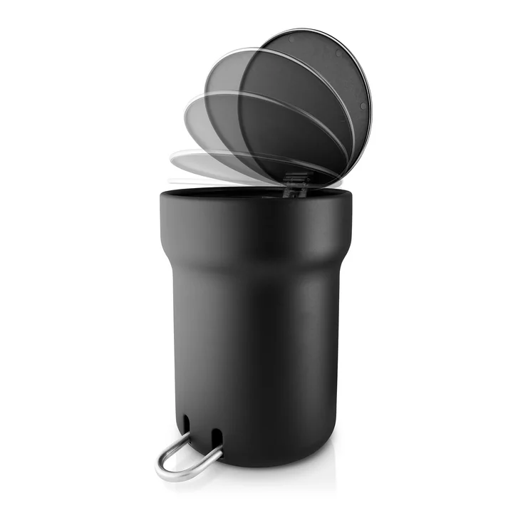 Citadel Poubelle à pédale, 5 l, noir de Eva Solo