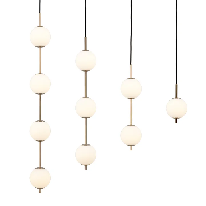 Audrey LED Suspensions, verre opalin de Umage
