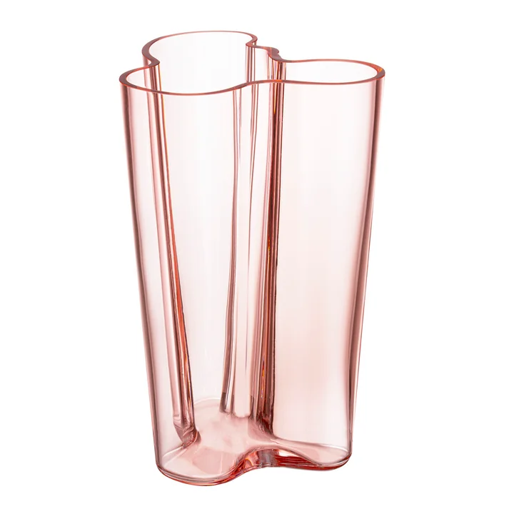 Iittala - Aalto Vase Savoy, H 2 5. 1 cm, rose saumon