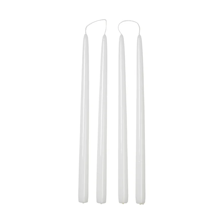 Bougie Smooth, Ø 2. 2 cm x H 38 cm, blanc de Broste Copenhagen