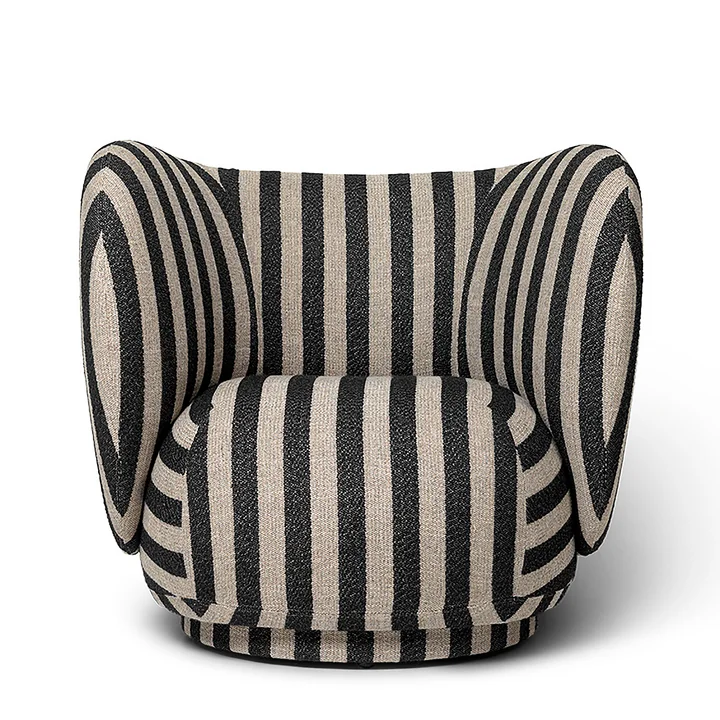 Rico Louisiana fauteuil sand black de Ferm Living