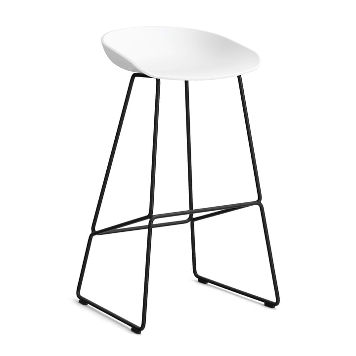 Hay - About A Stool AAS 38 Tabouret de bar H 85, white 2. 0