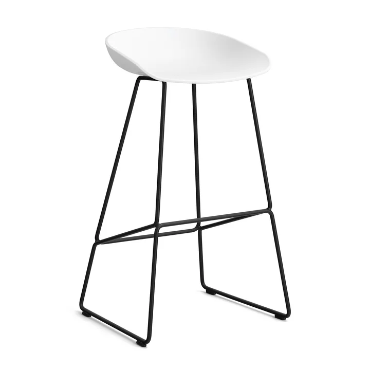 HAY - About A Stool AAS 38 Tabouret de bar H 85, white 2. 0