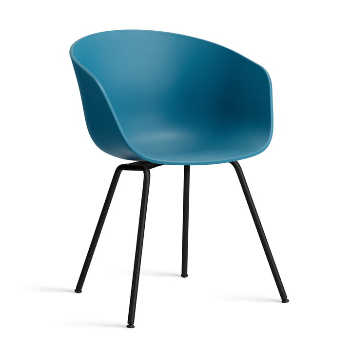 Hay - About A Chair AAC 26 , acier noir / azure blue 2. 0