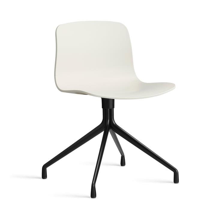 Hay - About A Chair AAC 10, aluminium noir / melange cream 2. 0