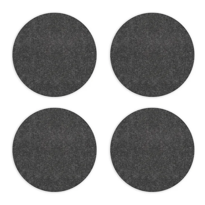 HEY-SIGN-Untersetzer-rund-5-mm-12-cm-graphit-4er-Set