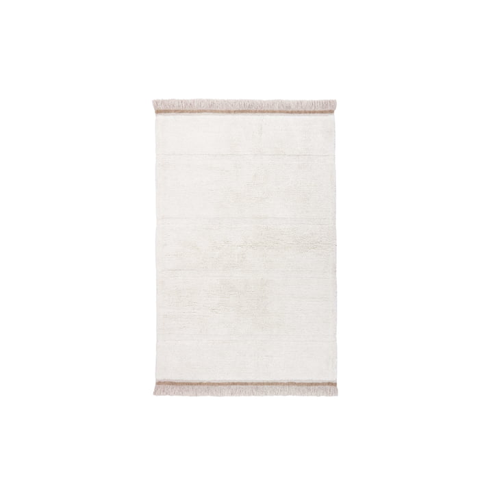 Lorena Canals - Tapis en laine Steppe, 120 x 170 cm, sheep white