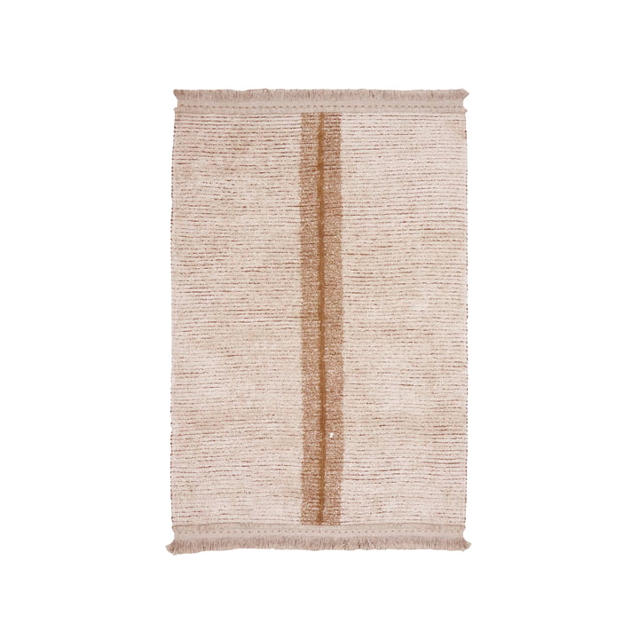 Lorena Canals - Tapis réversible Duetto 140 cm x 200 cm, toffee