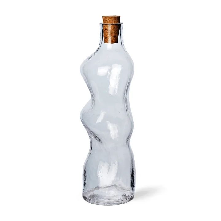 Ferm Living - Dimple Carafe, 1,02 L, claire