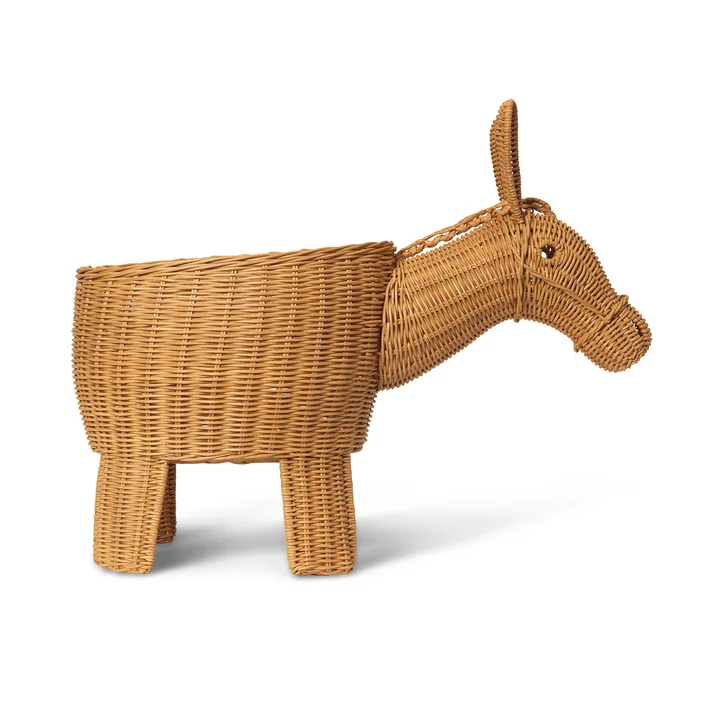 Ferm Living - Donkey Rangement tressé, rotin