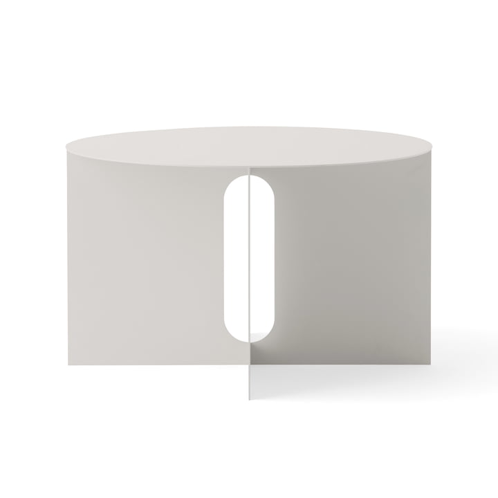 Audo - Androgyne Table d'appoint Base, Ø 63 cm, ivoire