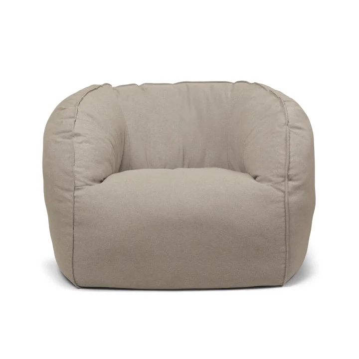 Ferm Living - Nesten Lounge Chair, Re-Cotton natural