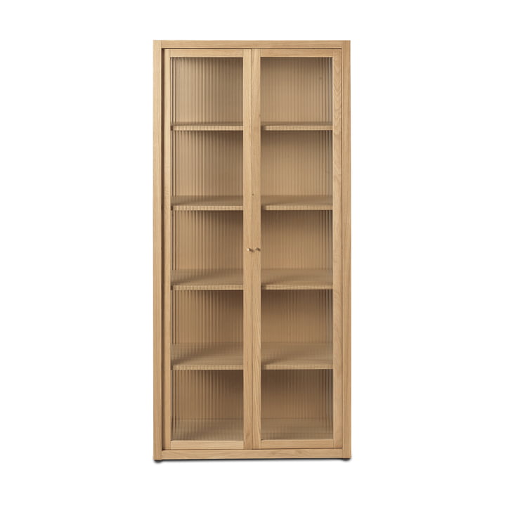 ferm Living - Reed Vitrine, chêne naturel