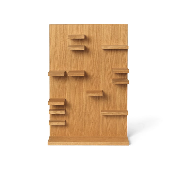 ferm Living - Parade Étagère murale, H 60 cm, chêne huilé