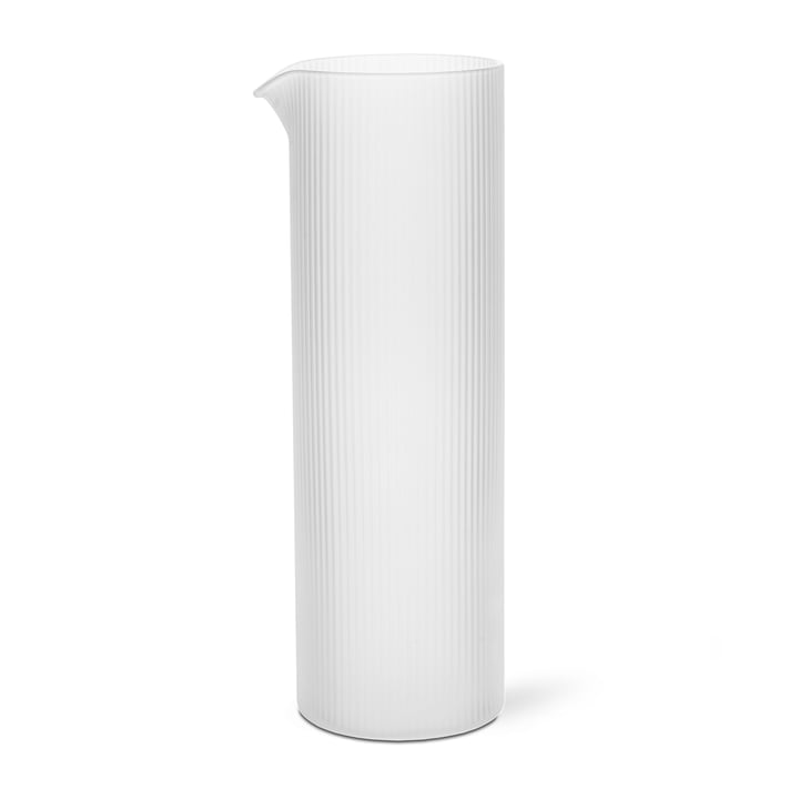 ferm Living - Ripple Carafe à eau, 1,1 l, givré