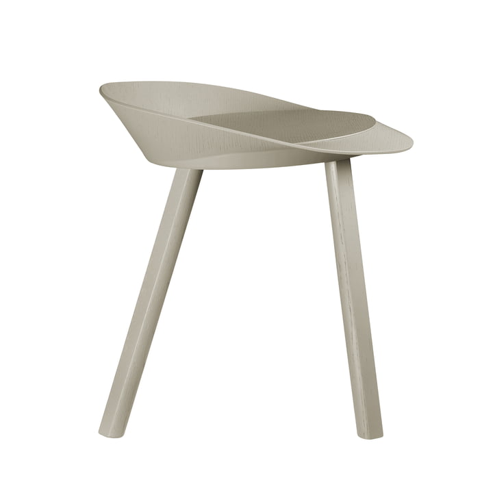 e15 - Mr Collins tabouret, silk grey