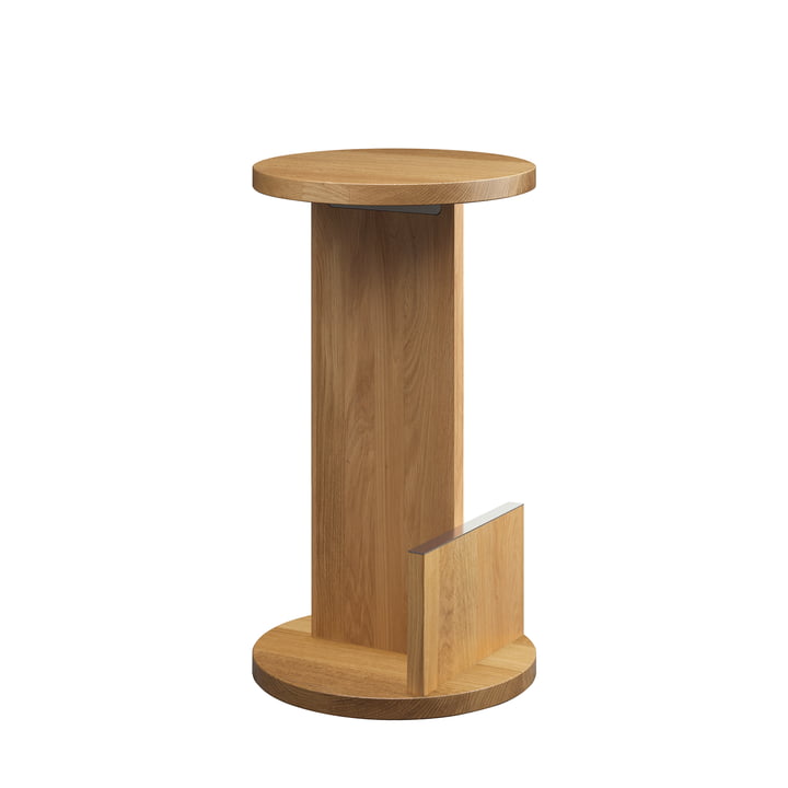 e15 - Tank Tabouret de bar, H 66 cm, chêne huilé