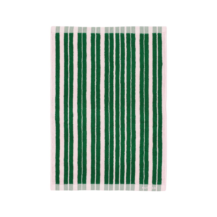 Marimekko - Serviette Raide, 50 x 70 cm, vert / rose