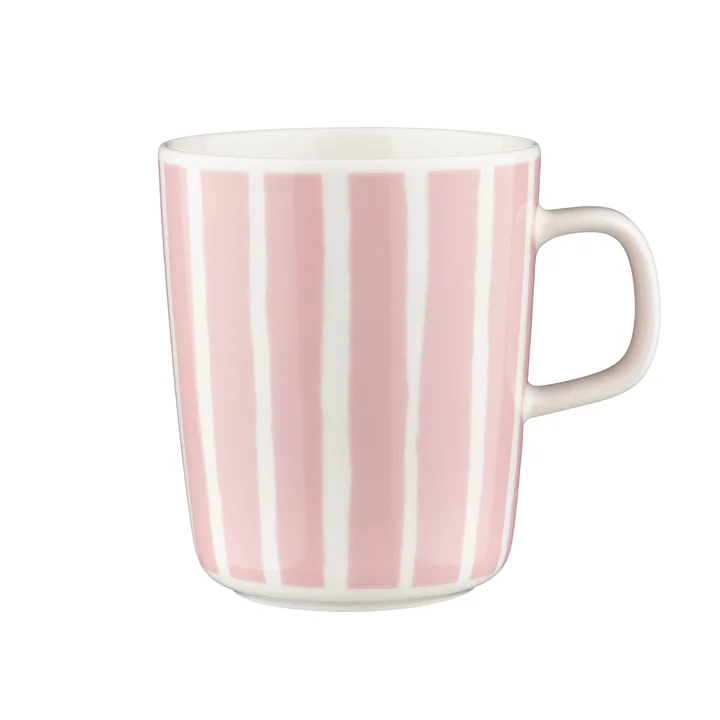 Marimekko - Oiva Piccolo tasse, 250 ml, blanc / rose