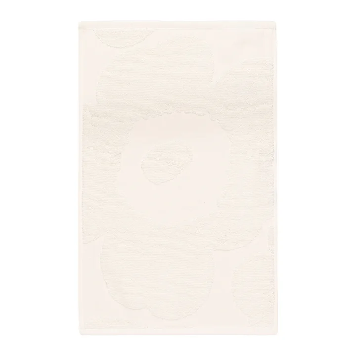 Marimekko - Unikko Serviette d'invité, 32 x 50 cm, ivoire