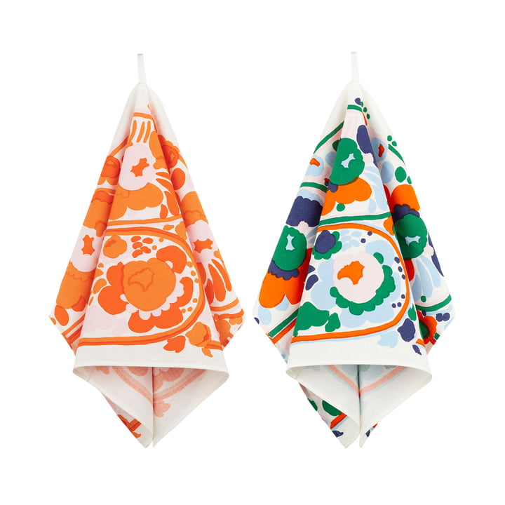 Marimekko - Karuselli Torchon, multicolore (lot de 2)