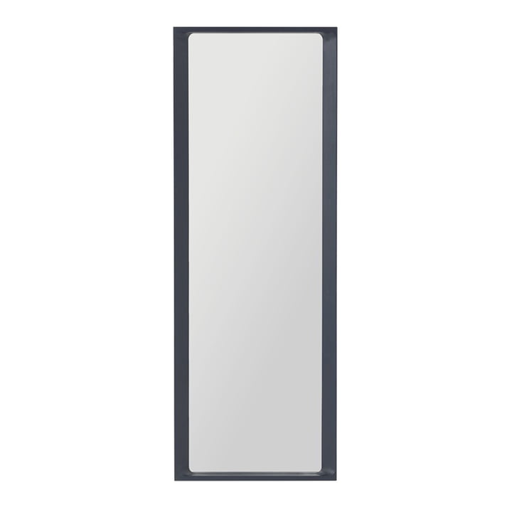 Muuto - Arced Miroir, 170 x 61 cm, bleu nuit