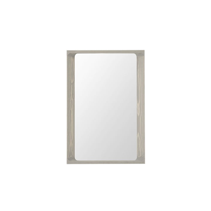 Muuto - Arced Miroir, 80 x 55 cm, gris clair