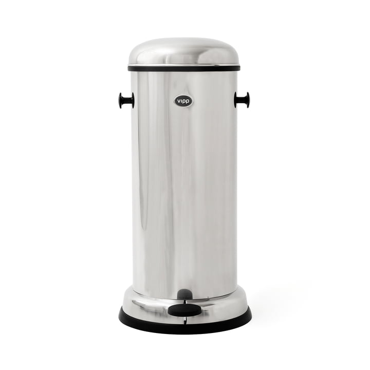 Vipp - 16 Poubelle à pédale, 18 l, inox