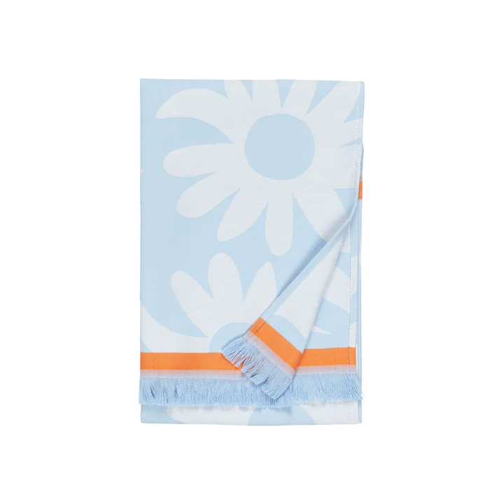 Marimekko - Rakastaa ei rakasta Serviette de hammam, 45 x 92 cm, multicolore, pliée