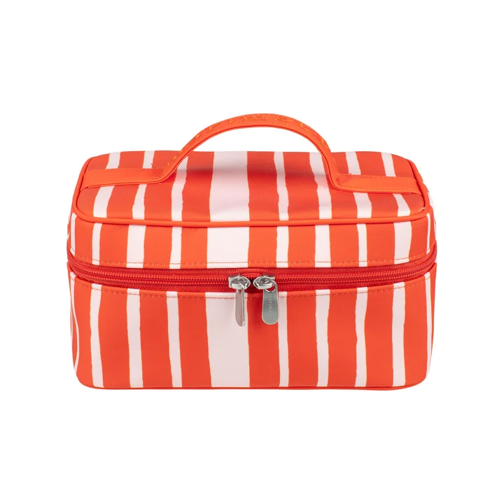 Marimekko - Tuttu Raide trousse de toilette, rouge / rose