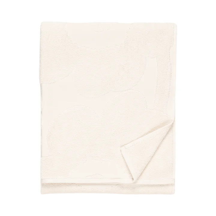 Marimekko - Unikko Solid Set de serviettes, ivoire, plié