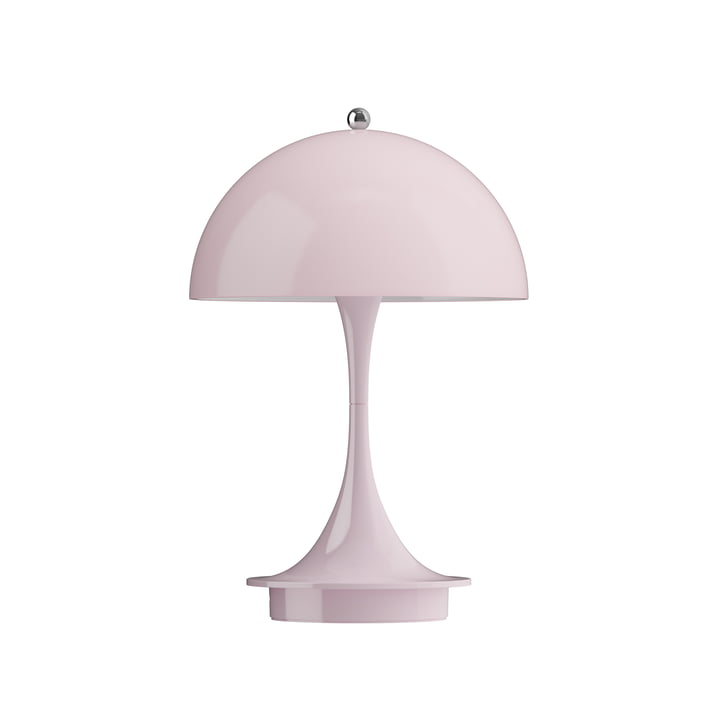 Louis Poulsen - Panthella 160 Portable V3 Lampe de table LED à batterie, opale pale rose