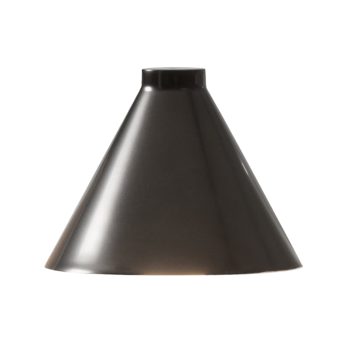 Kartell - Goodnight LED lampe à accu, H 31,5 cm, diffuseur Ø 11,8 cm, titane mat