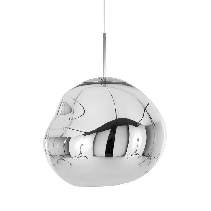 Tom Dixon - Melt Lampe LED suspendue, argentée