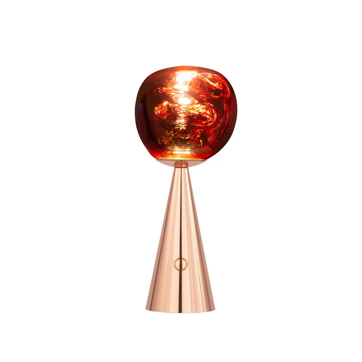 Tom Dixon - Melt LED lampe de table avec batterie, cuivre