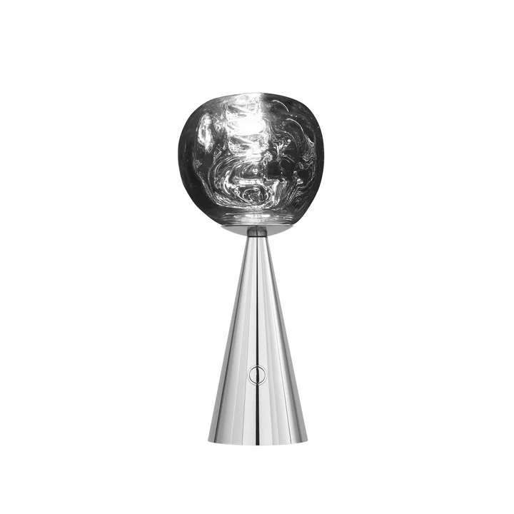 Tom Dixon - Melt LED lampe de table avec accu, argenté
