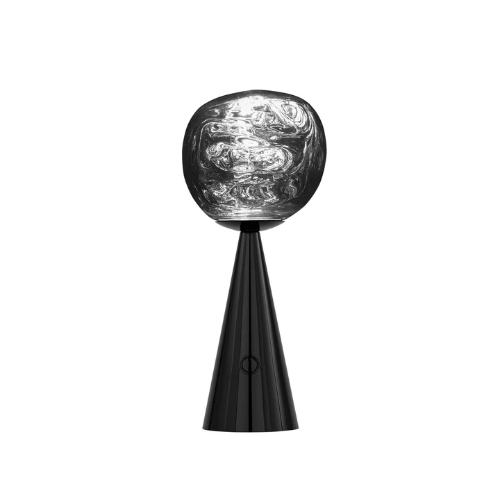Tom Dixon - Melt LED lampe de table avec batterie, noir