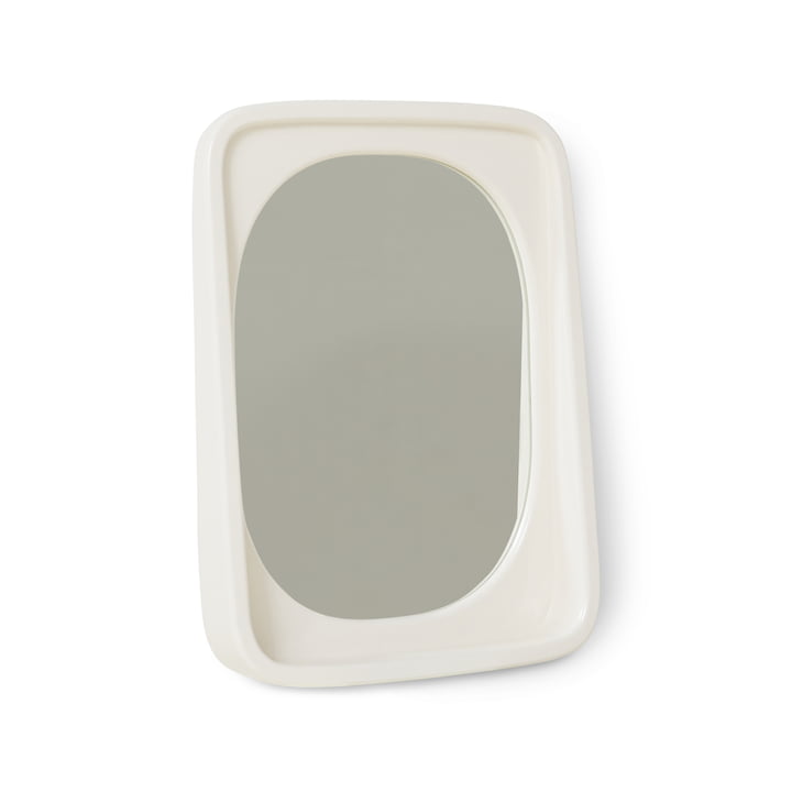 HKliving - Curve Miroir 52 x 71 cm, eggshell brillant