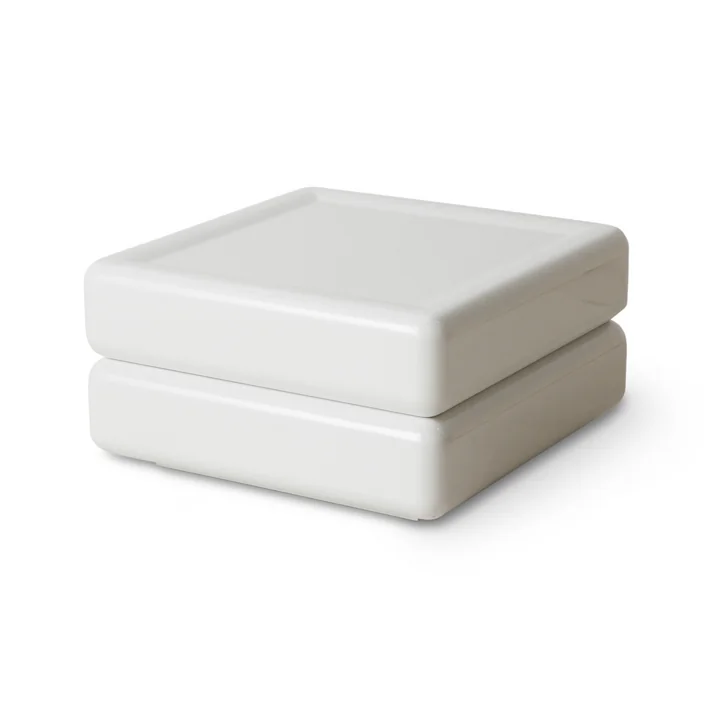 HKliving - Space Table basse, 60 x 60 cm, blanc