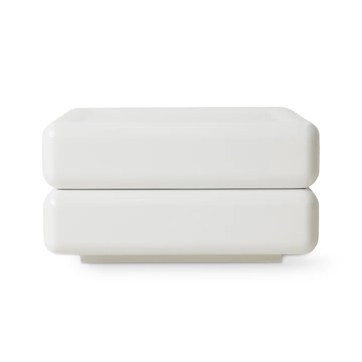 HKliving - Space Table basse, 60 x 60 cm, blanc