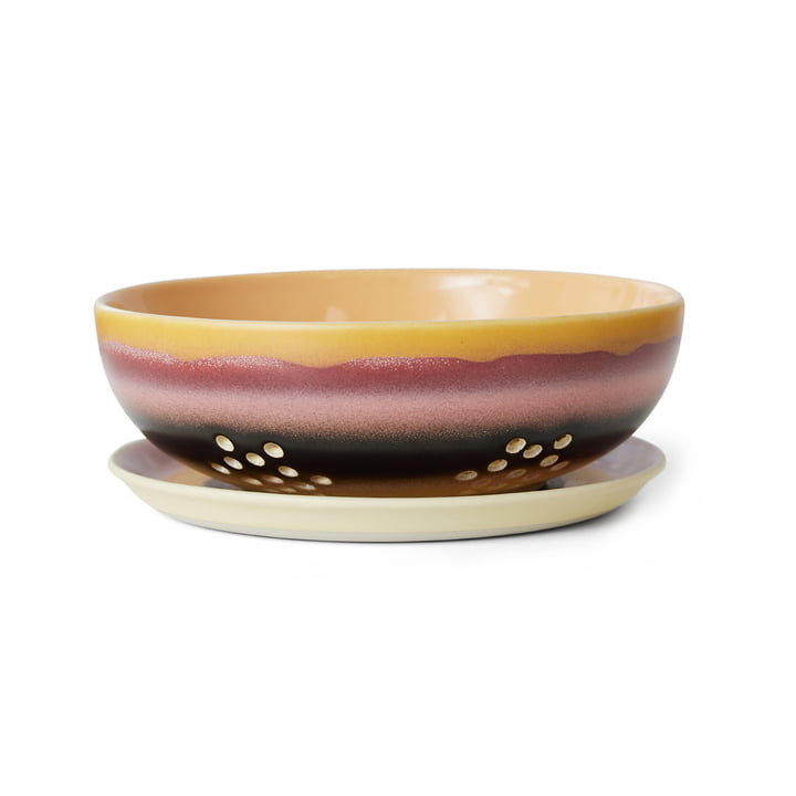 HKliving - 70's Bol Berry Bowl, Ø 17,3 cm, sunset